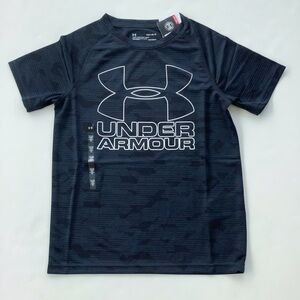 NWT Under Armour Black Logo Tee